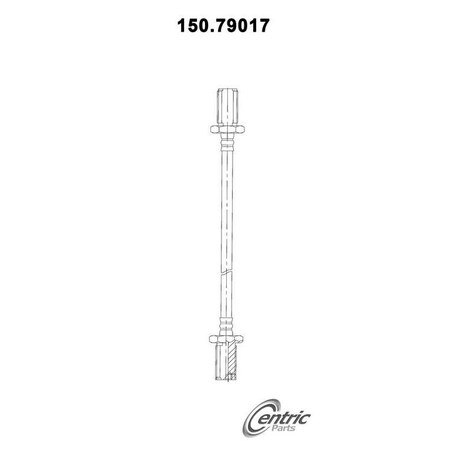 Centric Parts Brake Hose, 150.79017 150.79017